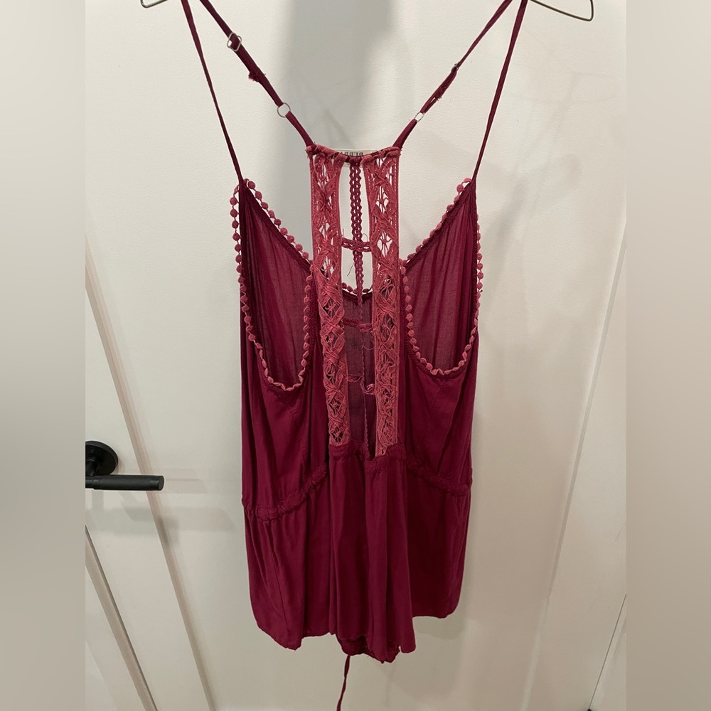 Crochet Knit Romper - Picture 2 of 4